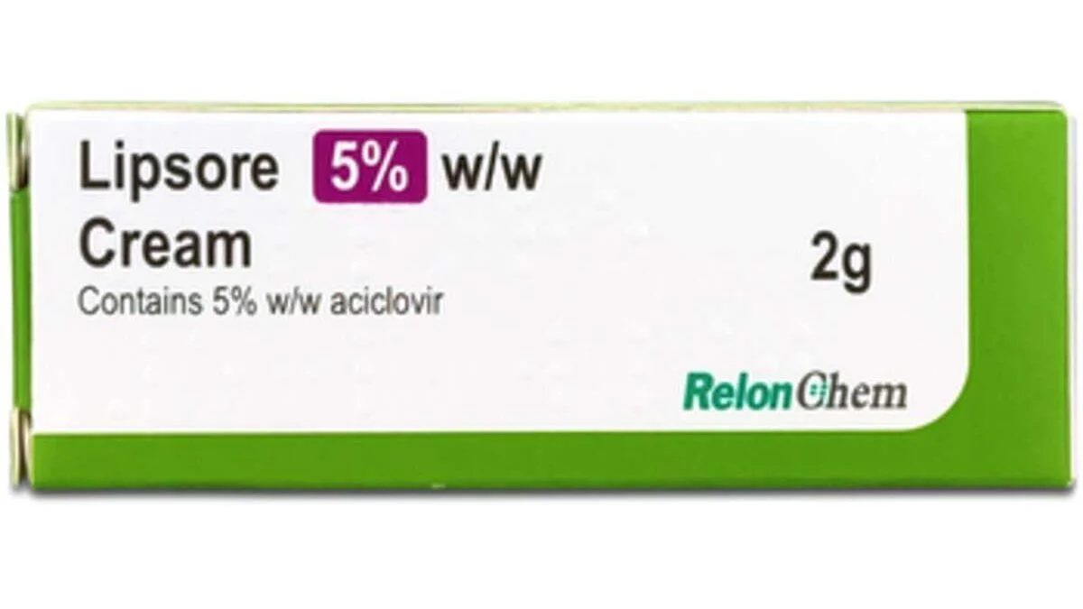 Aciclovir Cold Sore Lipsore Cream 2g